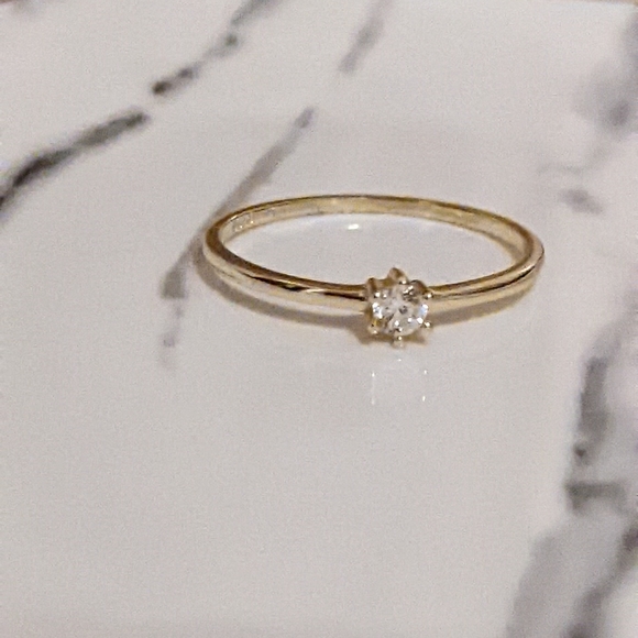 Golden Ring Classic Size 8 S925 - Picture 7 of 7